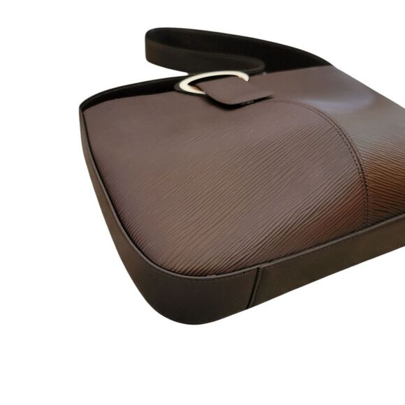 LOUIS VUITTON Epi Brown Leather Reverie Shoulder Bag Handbag - Picture 5 of 16